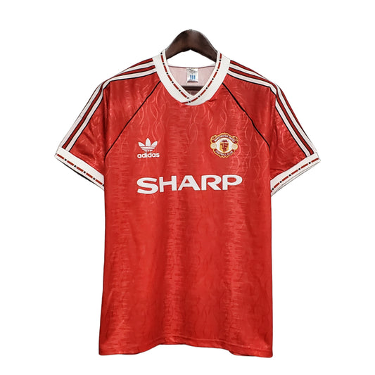 Camisa Manchester United Titular 90/92 - Vermelha