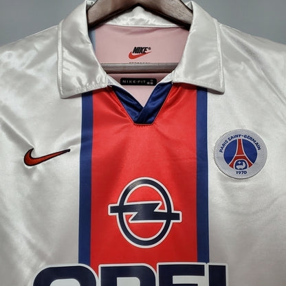 Camisa PSG Visitante 98/99 - Branca e Vermelha