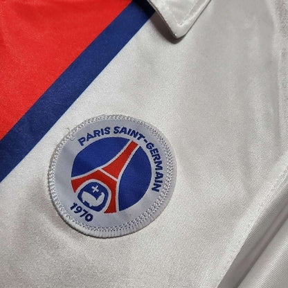 Camisa PSG Visitante 98/99 - Branca e Vermelha - Central das Camisas