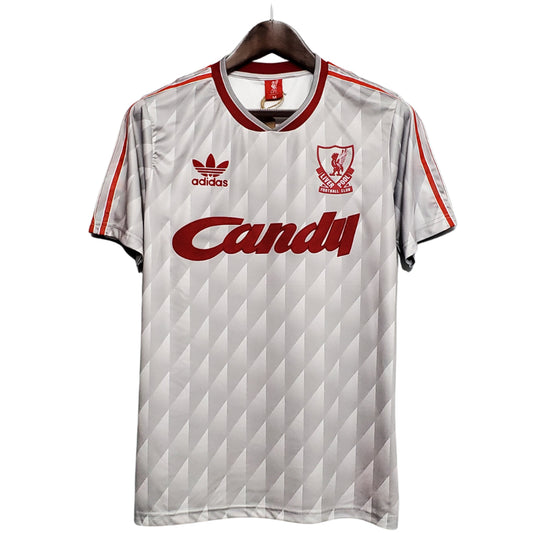 Camisa Liverpool Visitante 89/91 - Branca