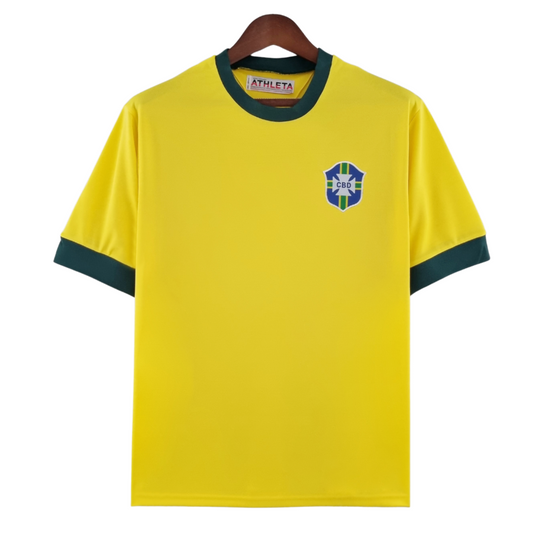 Camisa Brasil Titular 1970 - Amarela