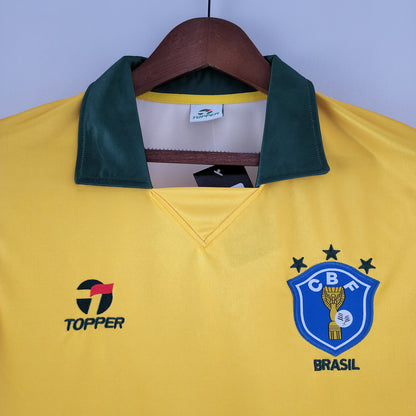 Camisa Brasil Titular 1988 - Retrô