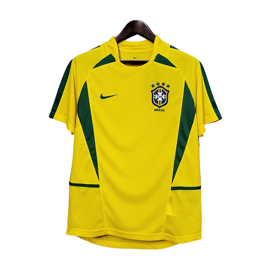 Camisa Brasil Titular 2002 - Amarela