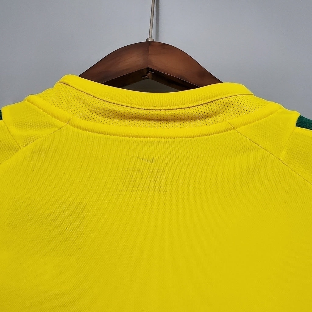 Camisa Brasil Titular 2002 - Amarela