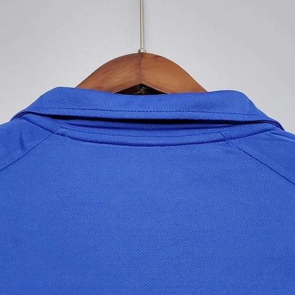 Camisa Brasil Visitante 2002 - Azul - Central das Camisas