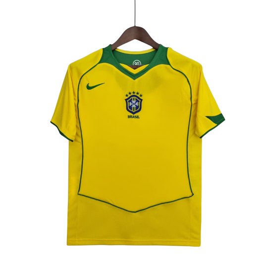 Camisa Brasil Titular 2004 - Amarela
