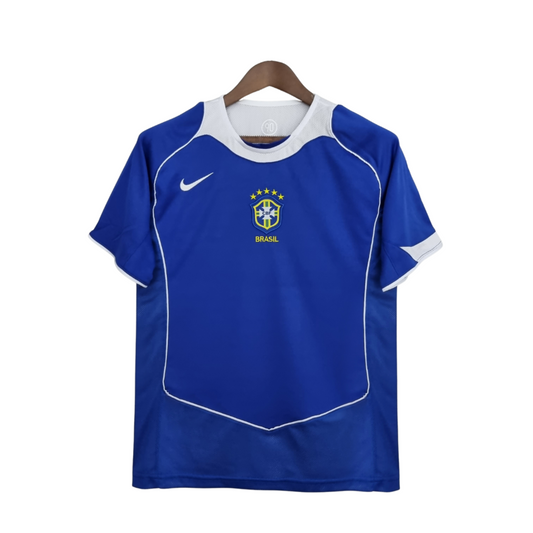 Camisa Brasil Visitante 2004 - Azul
