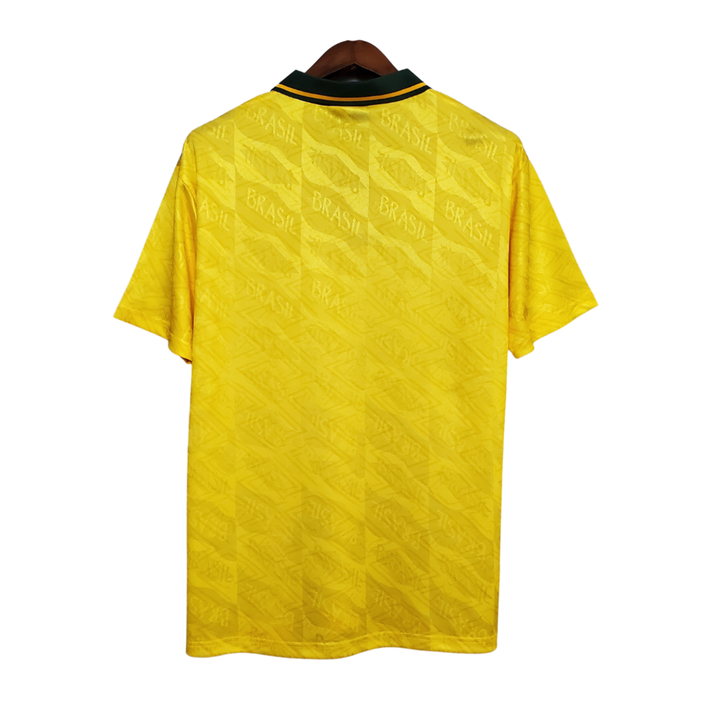 Camisa Brasil Titular 91/93 - Amarela