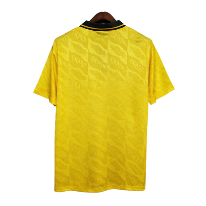 Camisa Brasil Titular 91/93 - Amarela