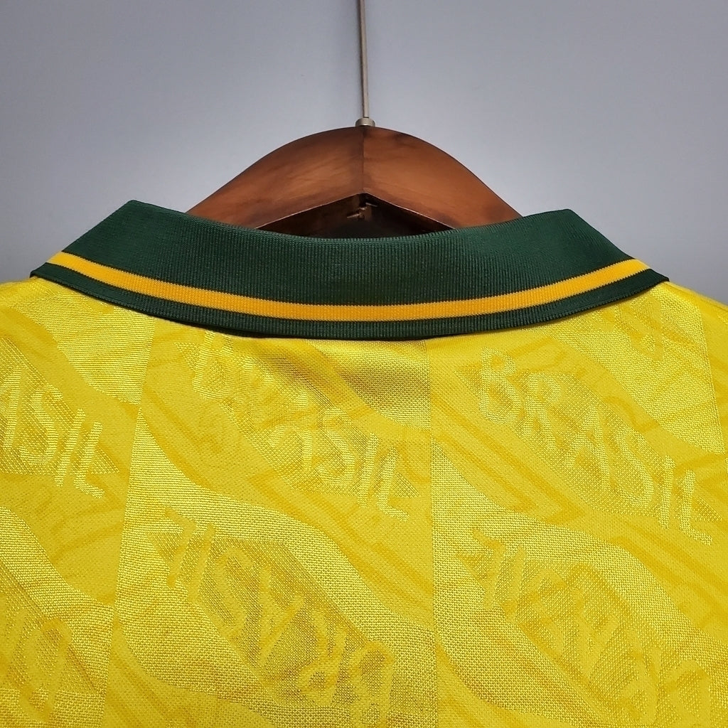 Camisa Brasil Titular 91/93 - Amarela