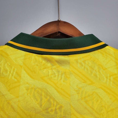 Camisa Brasil Titular 91/93 - Amarela - Central das Camisas