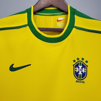 Camisa Brasil Titular 1998 - Amarela