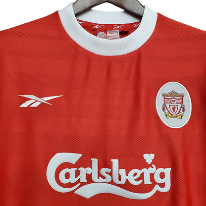 Camisa Liverpool Titular 1998 - Retrô - Central das Camisas