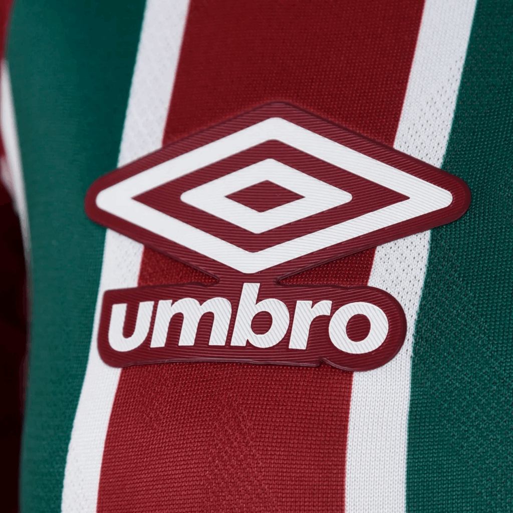 Kit Infantil Fluminense I 25/26 - Vermelha e verde com detalhes em branco - Central das Camisas