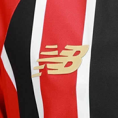 Camisa São Paulo II 25/26 - Torcedor Masculina - Vermelha e preta - Central das Camisas