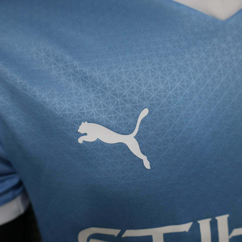 Camisa  Manchester City Titular 25/26 - Jogador - Central das Camisas