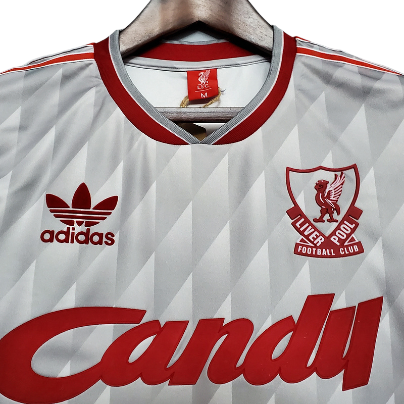 Camisa Liverpool Visitante 89/91 - Retrô - Central das Camisas