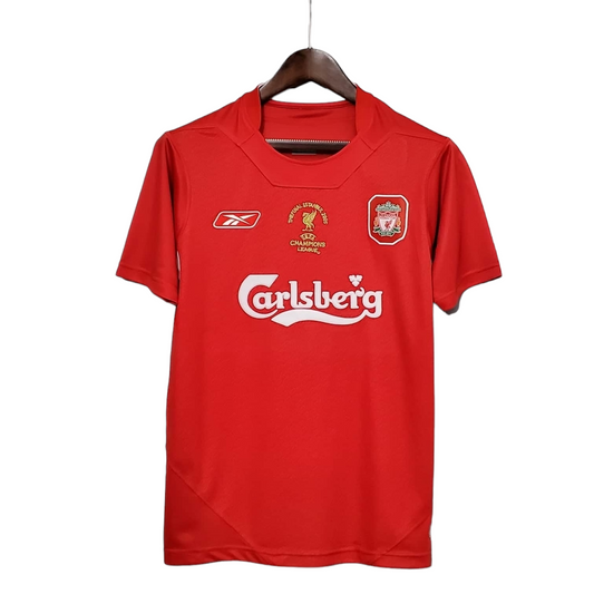 Camisa Liverpool Titular 2005 - Retrô - Central das Camisas