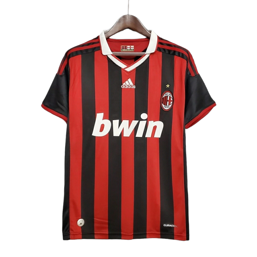 Camisa AC Milan Titular 09/10 - Retrô - Central das Camisas