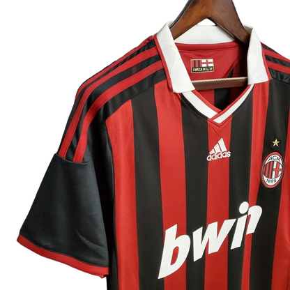 Camisa AC Milan Titular 09/10 - Retrô - Central das Camisas