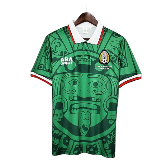Camisa México Titular 1998 - Retrô - Central das Camisas