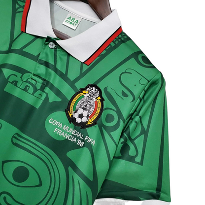 Camisa México Titular 1998 - Retrô - Central das Camisas