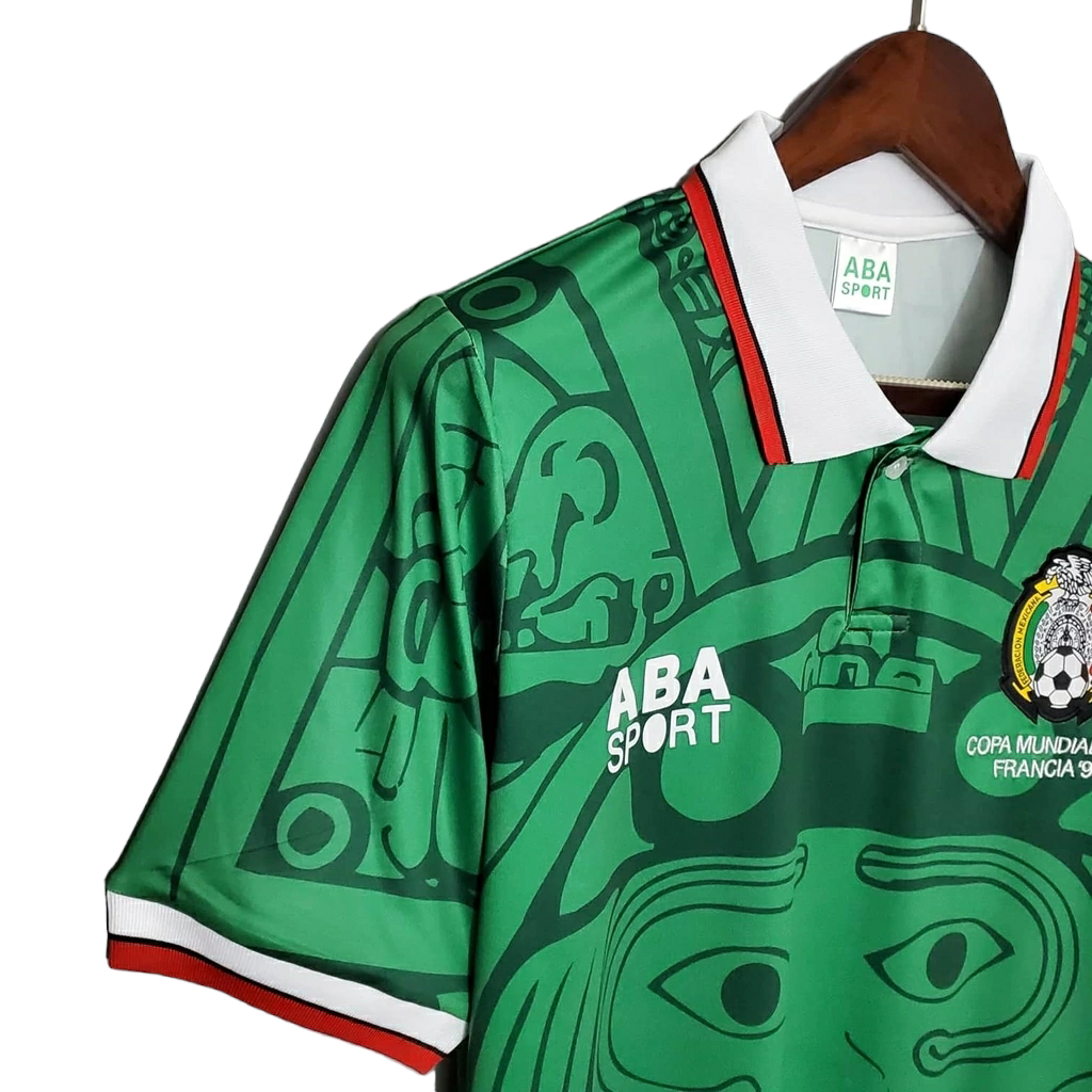 Camisa México Titular 1998 - Retrô - Central das Camisas