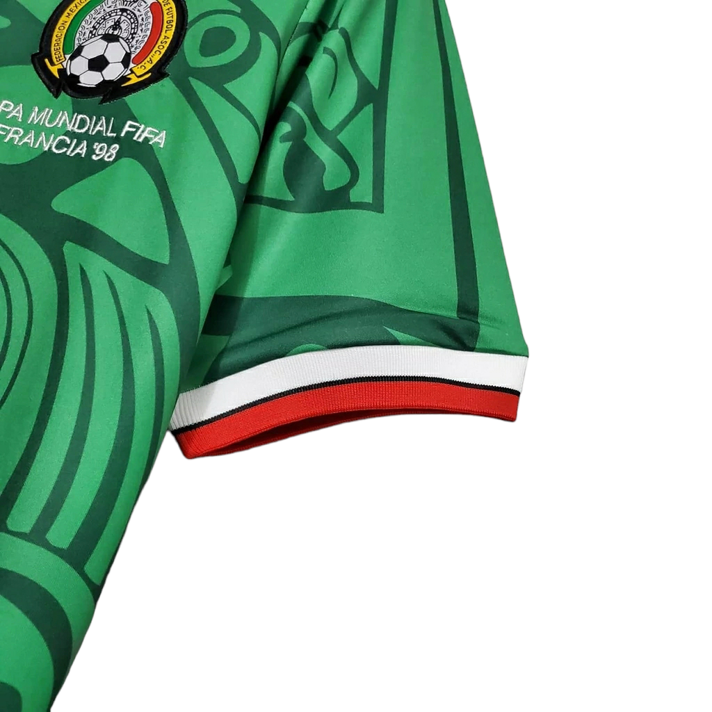 Camisa México Titular 1998 - Retrô - Central das Camisas