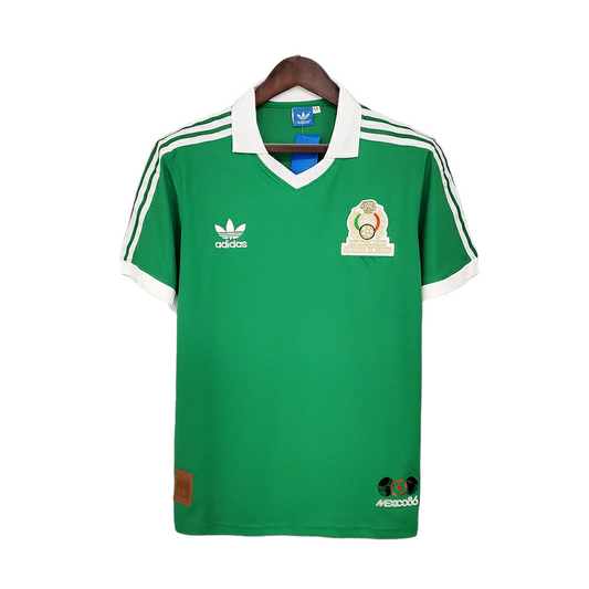 Camisa México Titular 1986 - Retrô - Central das Camisas