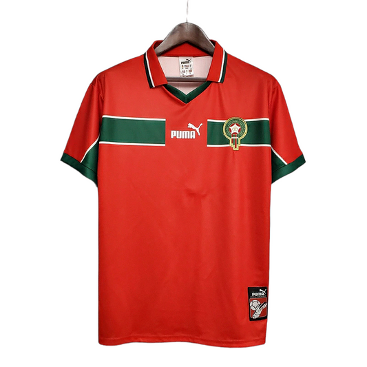 Camisa Marrocos Titular 1998 - Retrô - Central das Camisas