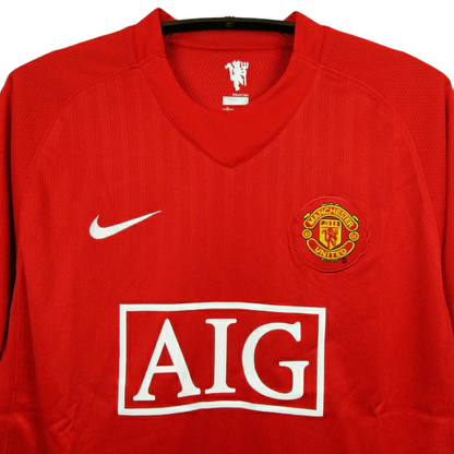 Camisa Manchester United Titular 07/08 - Retrô - Central das Camisas