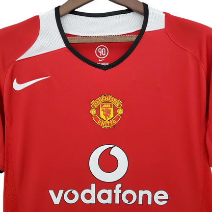 Camisa Manchester United Titular 04/06 - Retrô - Central das Camisas