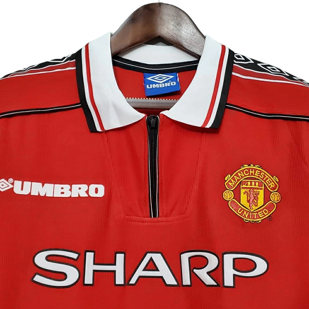 Camisa Manchester United Titular 98/99 - Retrô - Central das Camisas