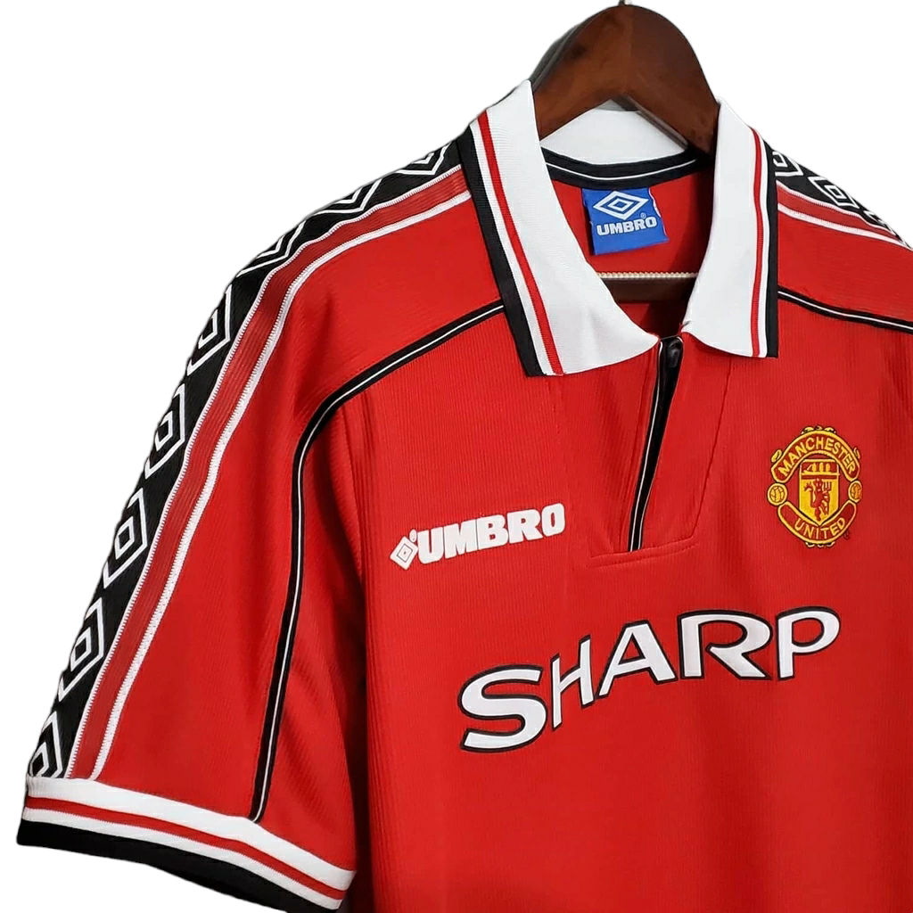 Camisa Manchester United Titular 98/99 - Retrô - Central das Camisas