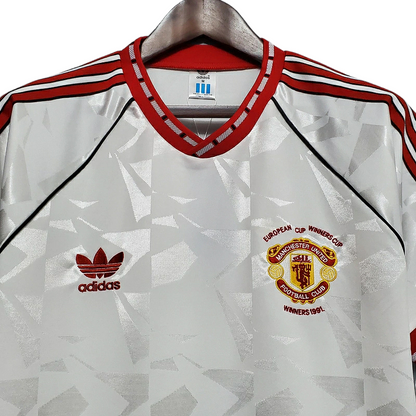 Camisa Manchester United Visitante 1991 - Retrô - Central das Camisas