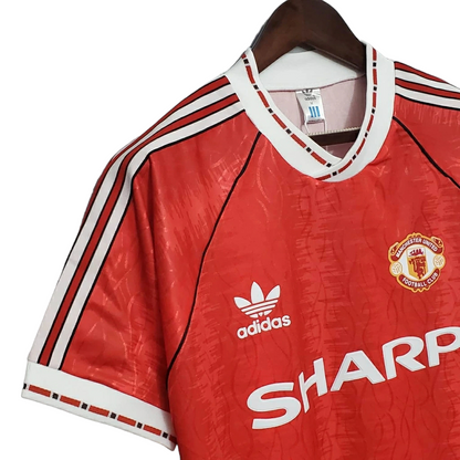 Camisa Manchester United Titular 1992 - Retrô - Central das Camisas