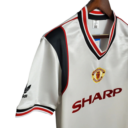 Camisa Manchester United Visitante 1985 - Retrô - Central das Camisas