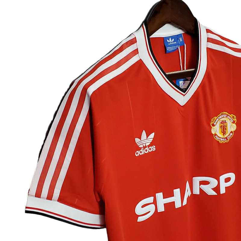 Camisa Manchester United Titular 83/84 - Retrô - Central das Camisas