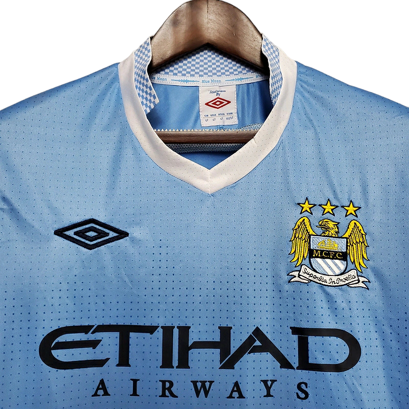 Camisa Manchester City Titular 11/12 - Retrô - Central das Camisas