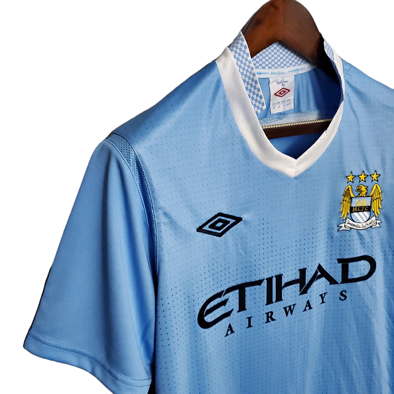 Camisa Manchester City Titular 11/12 - Retrô - Central das Camisas