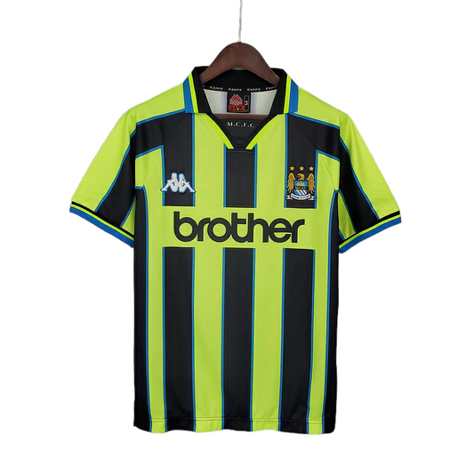 Camisa Manchester City Visitante 98/99 - Retrô - Central das Camisas
