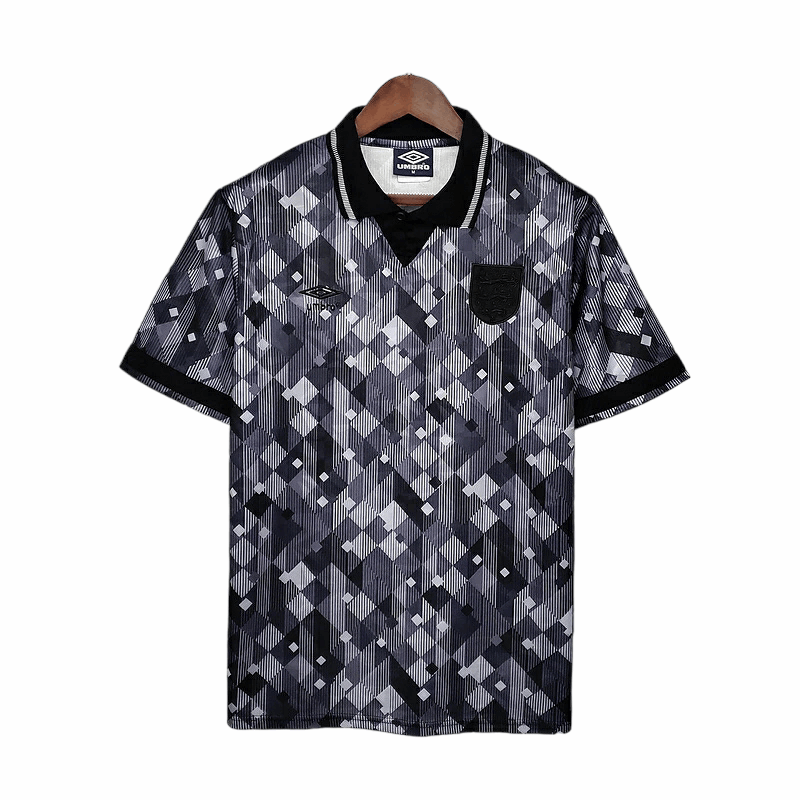 Camisa Inglaterra Visitante 1990 - Retrô - Central das Camisas