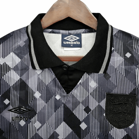 Camisa Inglaterra Visitante 1990 - Retrô - Central das Camisas