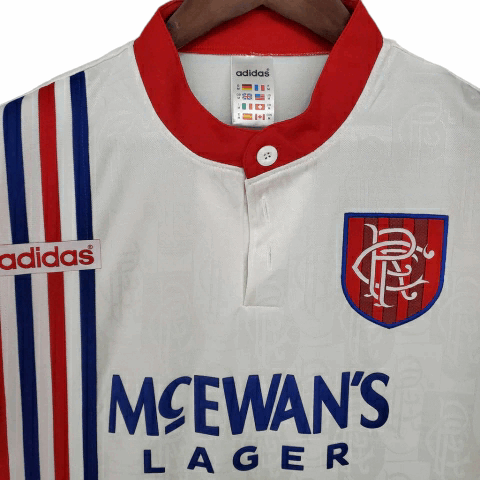 Camisa Glasgow Rangers Visitante 96/97 - Retrô - Central das Camisas