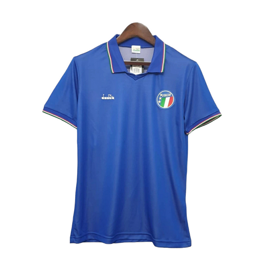 Camisa Itália Titular 1990 - Retrô - Central das Camisas