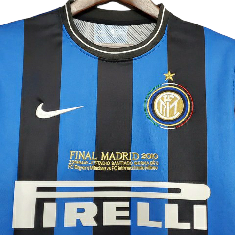 Camisa Inter de Milão Titular 09/10 - Retrô