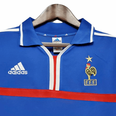 Camisa França Titular 2000 - Retrô - Central das Camisas