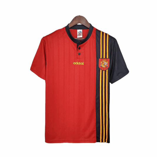 Camisa Espanha Titular 1996 - Retrô - Central das Camisas