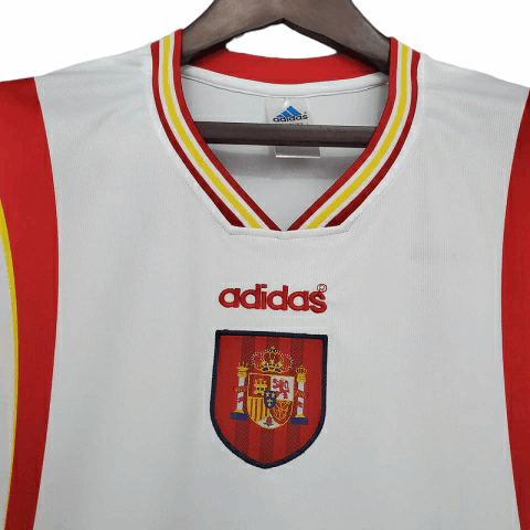 Camisa Espanha Visitante 1996 - Retrô - Central das Camisas