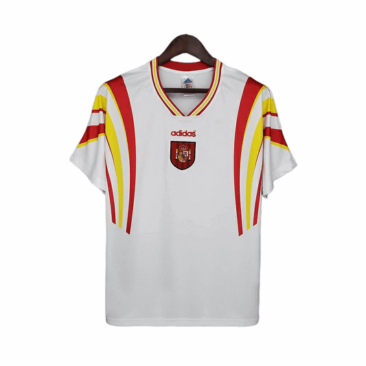 Camisa Espanha Visitante 1996 - Retrô - Central das Camisas